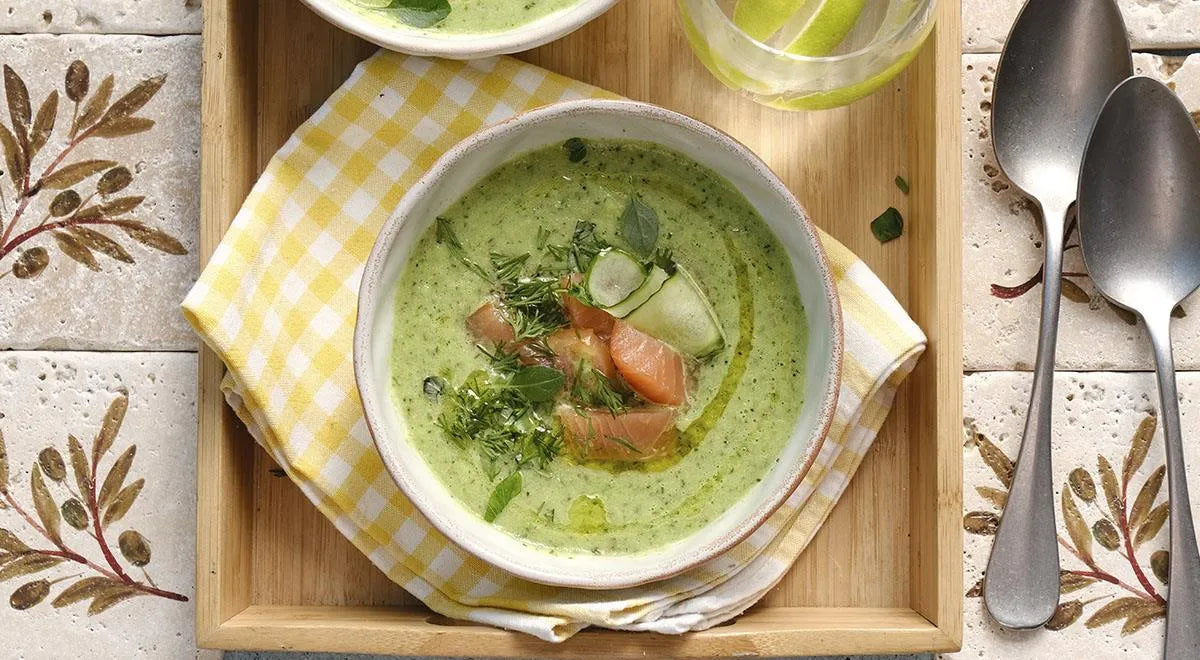 Cucumber Gazpacho with Smoked Salmon: A Chilled Summer Delight - wilfosbrand.com
