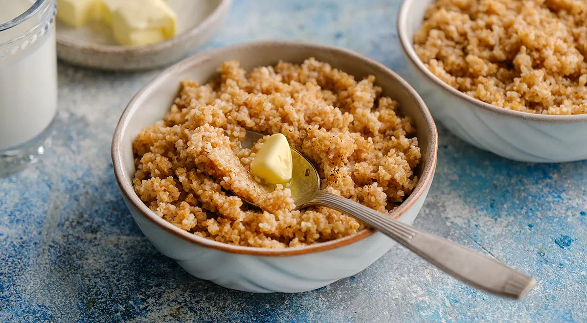 Fluffy Wheat Porridge on Water (Рассышчатая Пшеничная Каша) - wilfosbrand.com
