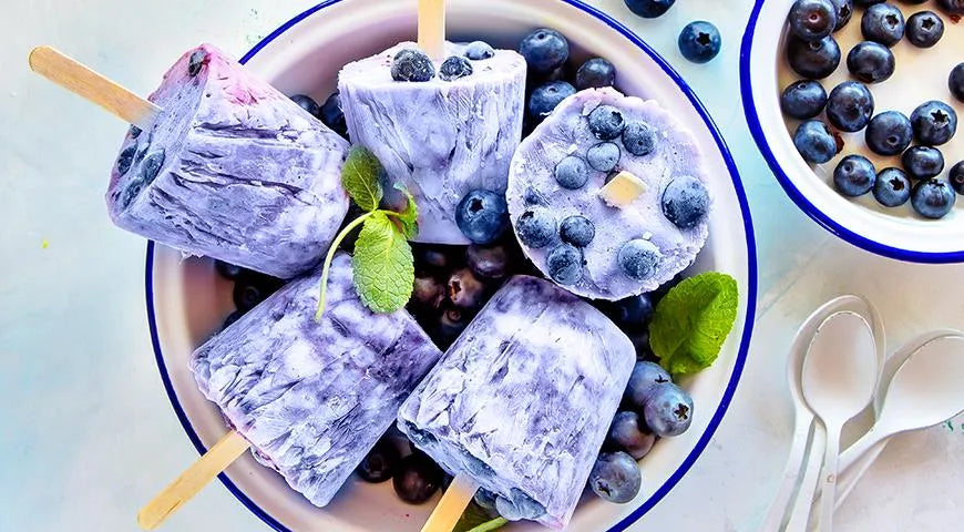 Yogurt Ice Cream with Berries - wilfosbrand.com