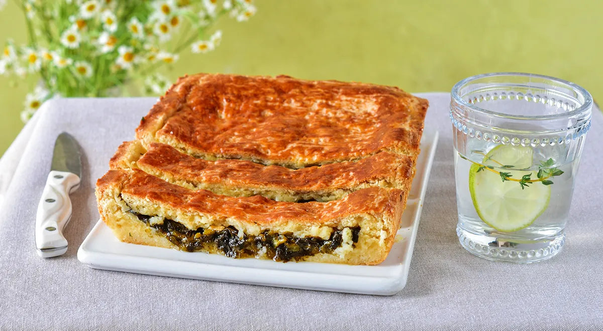 Sorrel and Kefir Pie (Pirog s Schavelem na Kefire) - wilfosbrand.com