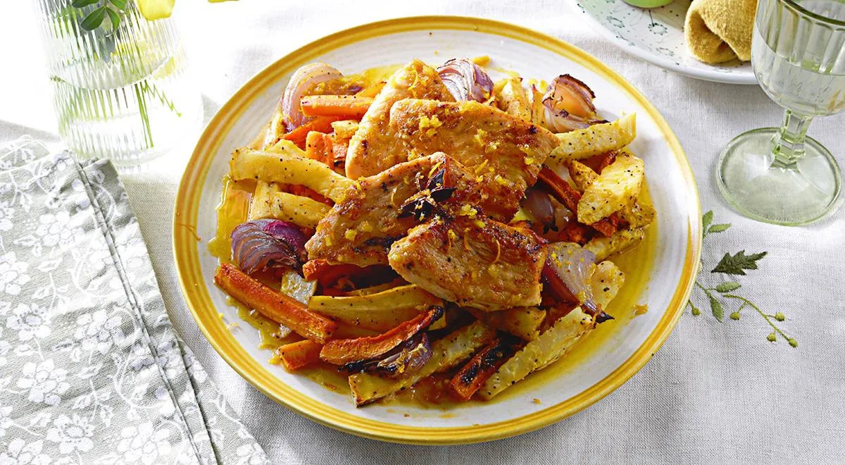 Orange-Glazed Turkey with Roasted Root Vegetables: A Festive Autumn Centerpiece - wilfosbrand.com