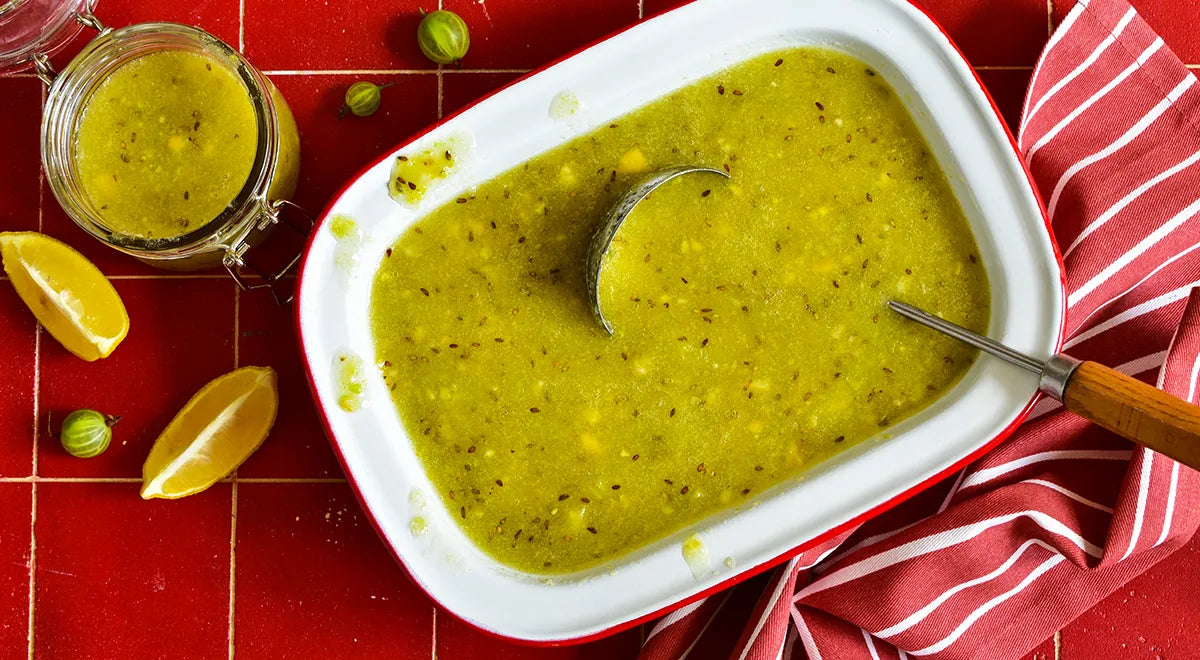 Gooseberry and Lemon No-Cook Jam for Winter - wilfosbrand.com