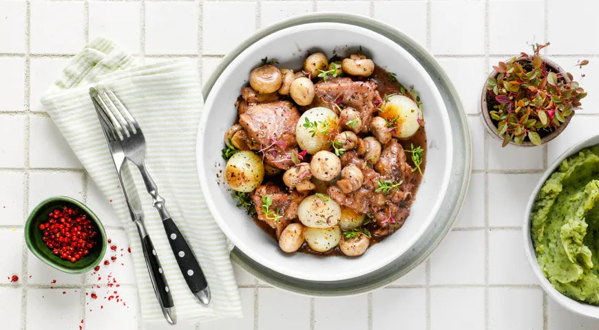 Quick Coq au Vin (Fast Chicken in Wine) - wilfosbrand.com