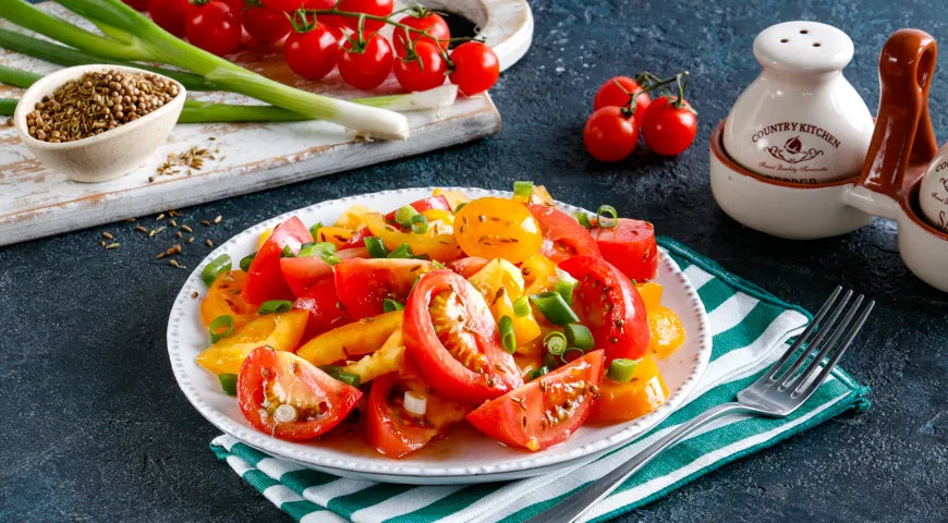 Tomato Salad with Spiced Dressing - wilfosbrand.com