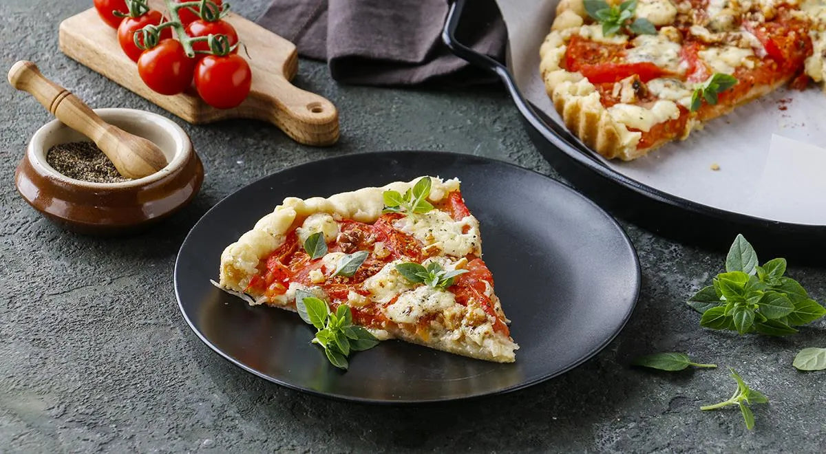 Onion and Tomato Pie without Eggs or Yeast (Сладкий лук и томатный пирог без яиц и дрожжей) - wilfosbrand.com