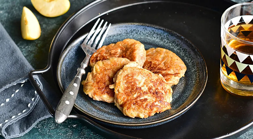 Crispy Apple Draniki: Russian Apple Fritters with Cinnamon - wilfosbrand.com