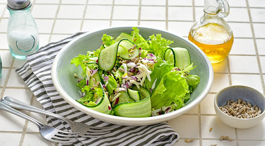 Cucumber and Processed Cheese Salad - wilfosbrand.com