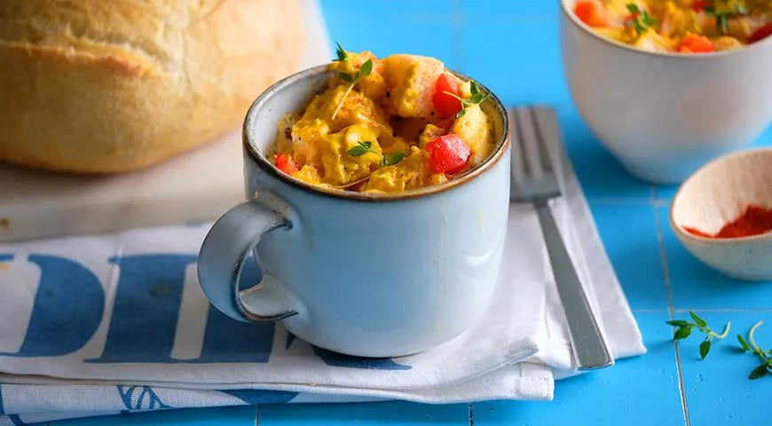 Microwave Cheese Bread Pudding - wilfosbrand.com