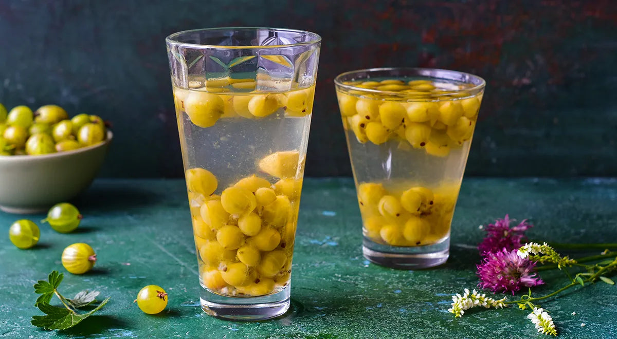 Green Gooseberry Compote with Ginger for Winter - wilfosbrand.com
