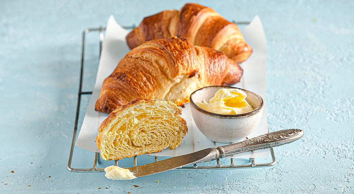 Classic French Croissants with Puff Yeast Dough - wilfosbrand.com