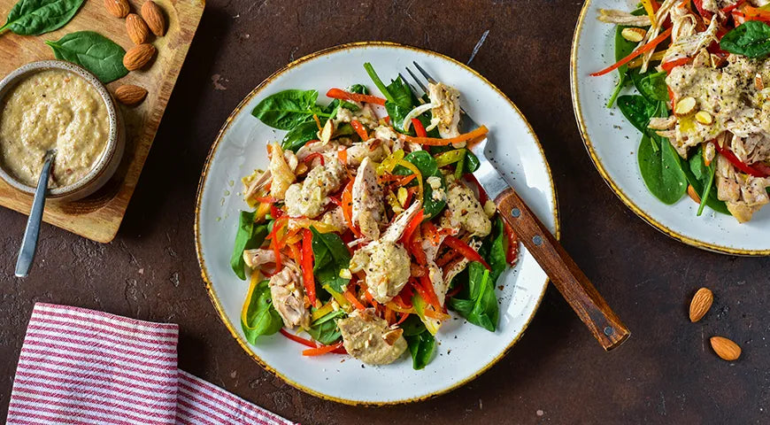 Chicken Salad with Nut Sauce (Salat iz Kuritsy s Orekhovym Sousom) - wilfosbrand.com