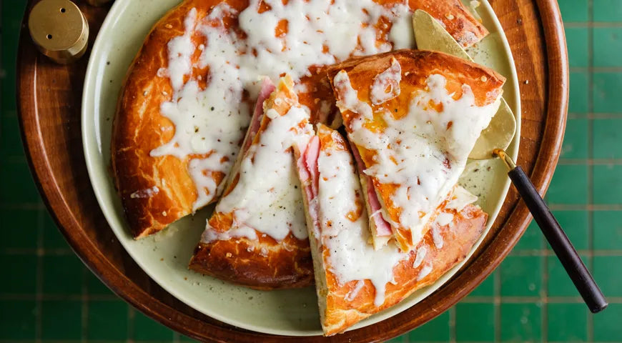 Cheese and Ham Flatbreads - wilfosbrand.com