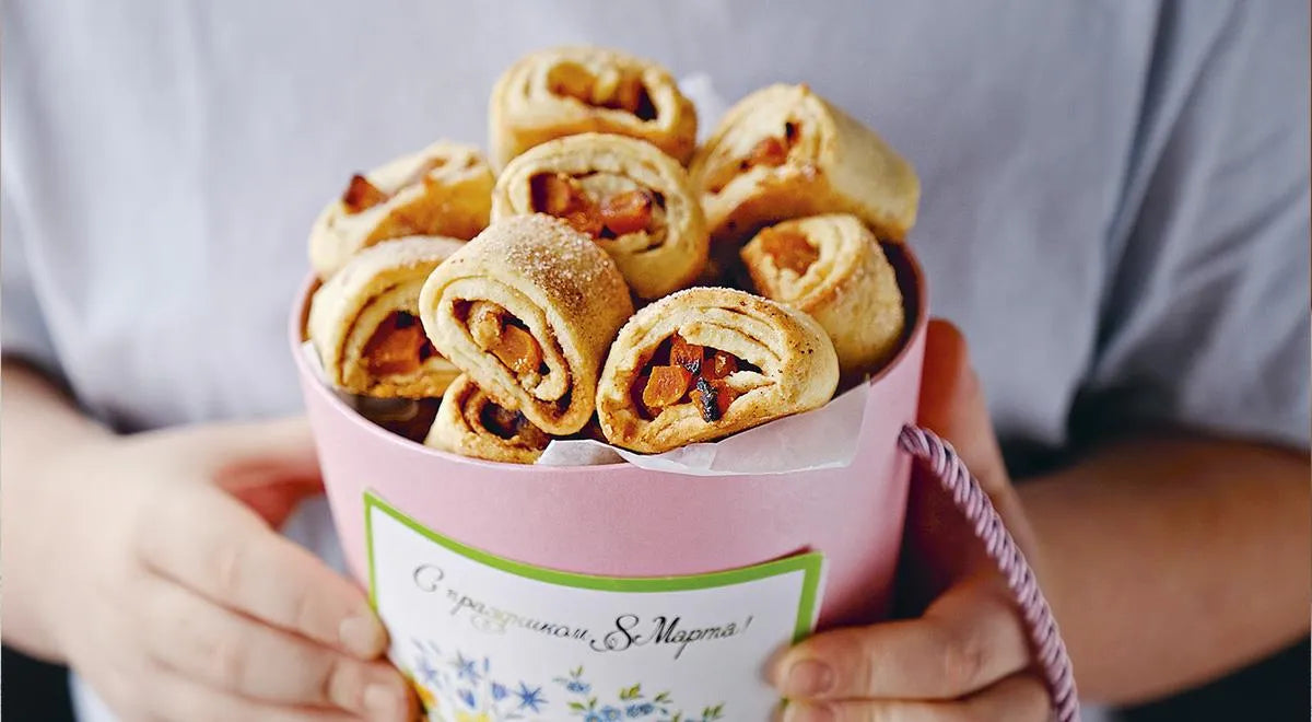 Apricot Filled Curd Pastry Rolls - wilfosbrand.com