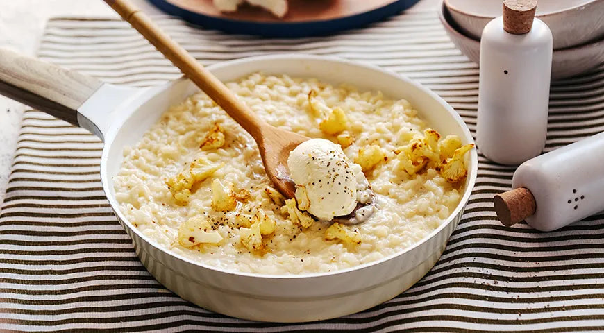 Sublime Risotto with Cauliflower and Creamy Mascarpone - wilfosbrand.com