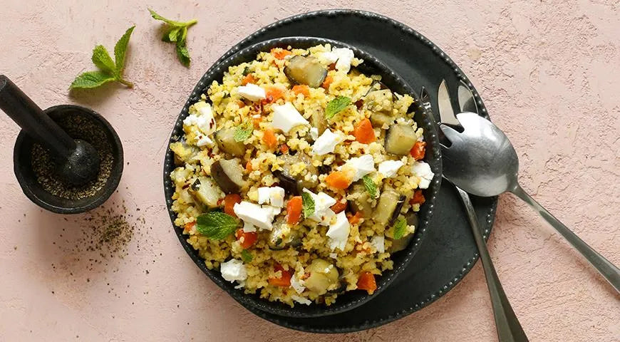 Millet with Vegetables and Feta - wilfosbrand.com