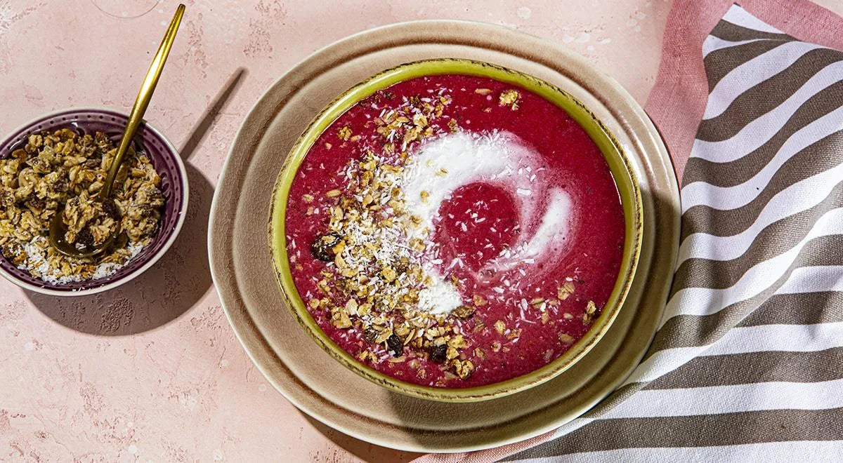 Banana-Berry Smoothie Bowl - wilfosbrand.com