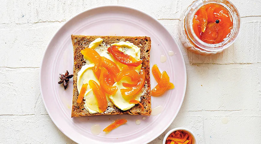 Nectarine Jam with Orange Zest and Spices - wilfosbrand.com