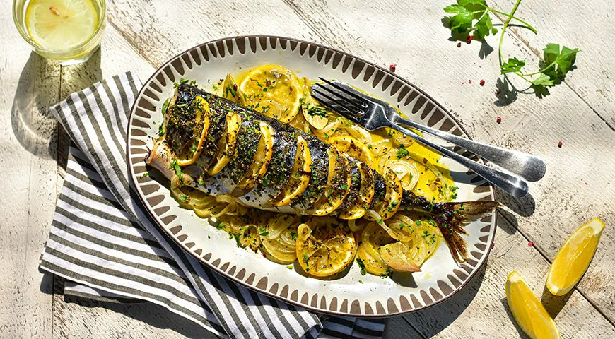 Mackerel Baked in Foil with Lemon - wilfosbrand.com