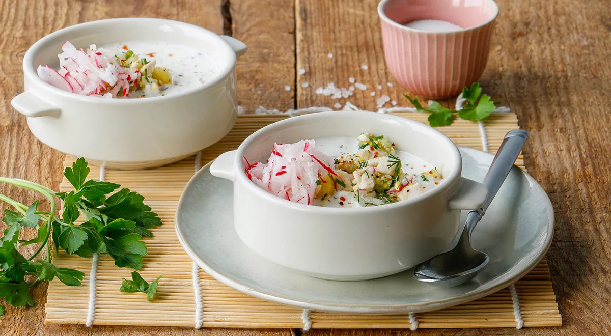 Okroshka with Chicken on Kefir - wilfosbrand.com