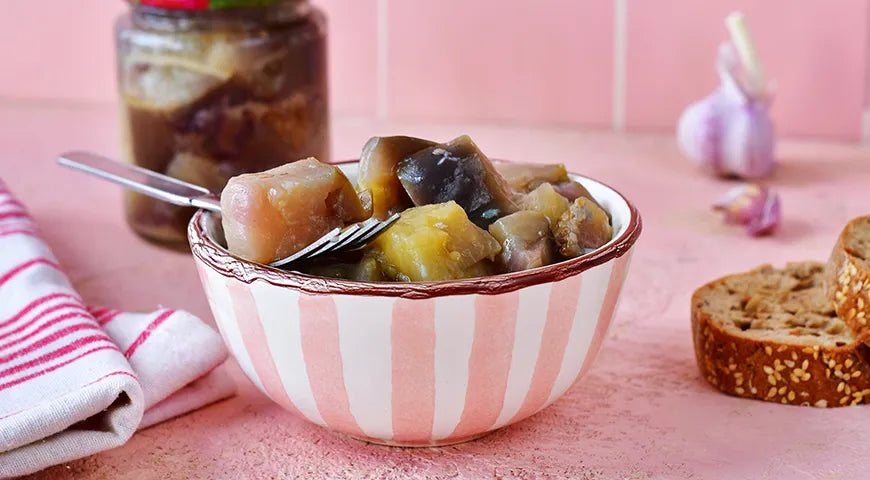 Eggplant with Garlic for Winter – A Zesty Preserved Appetizer - wilfosbrand.com