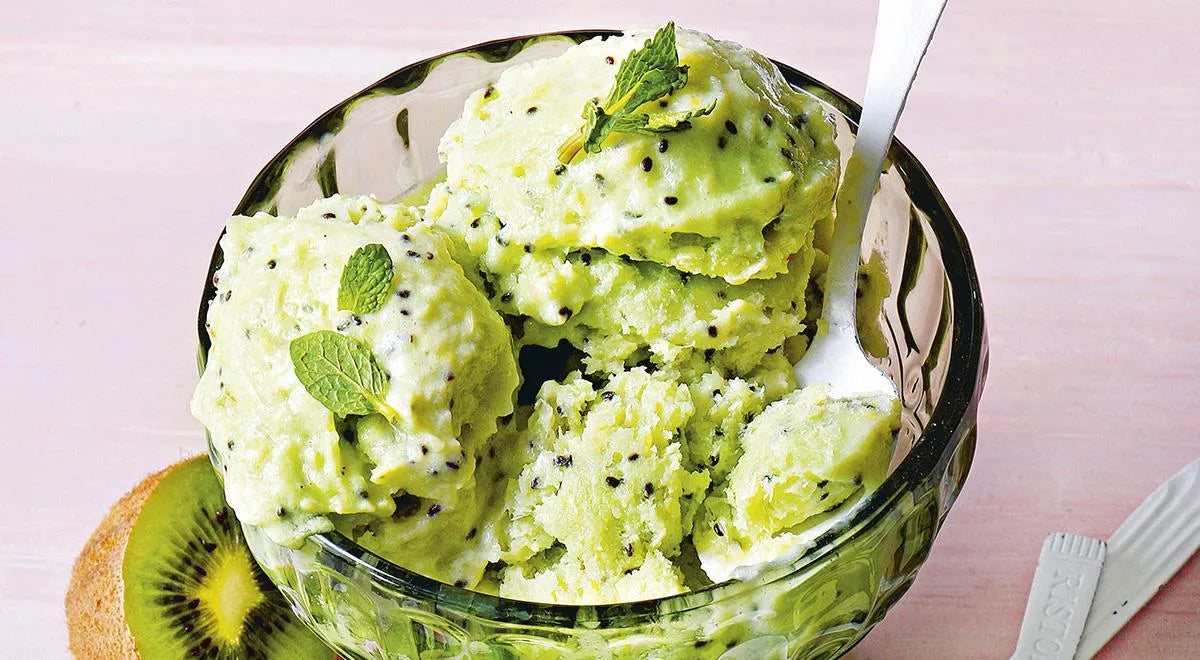 Homemade Kiwi Sorbet - wilfosbrand.com