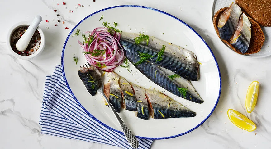Quick-Cured Mackerel with Gin and Lemon - wilfosbrand.com