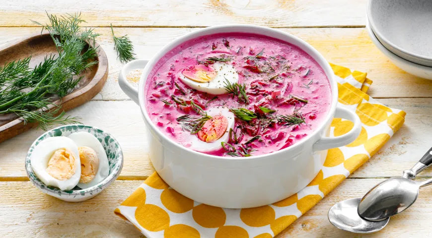 Chilled Beet Kefir Soup (Kholodnik) - wilfosbrand.com