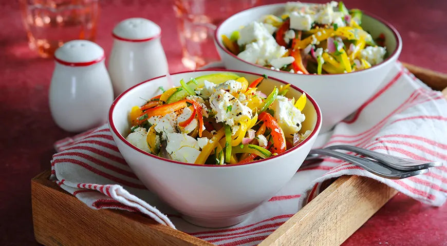 Roasted Sweet Pepper Salad with Bryndza - wilfosbrand.com