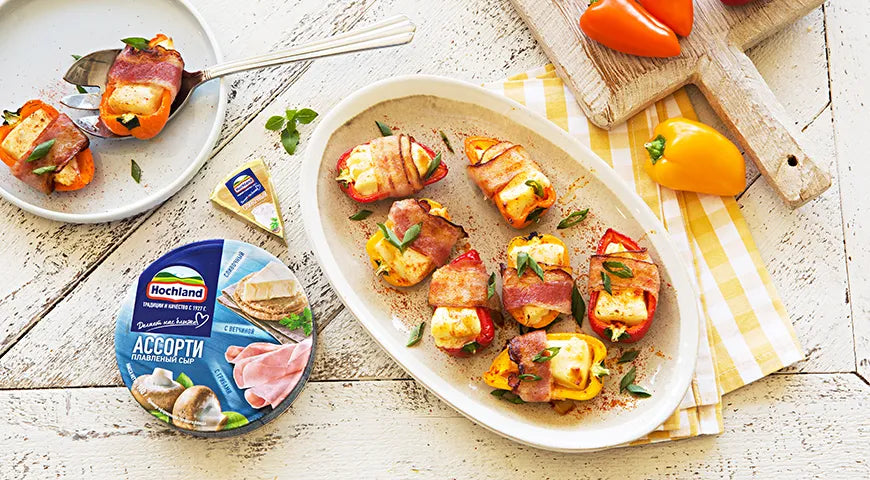 Cheese Peppers with Chorizo or Bacon - wilfosbrand.com