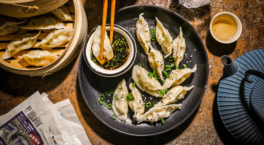Asian Dumplings with Chicken and Zucchini - wilfosbrand.com