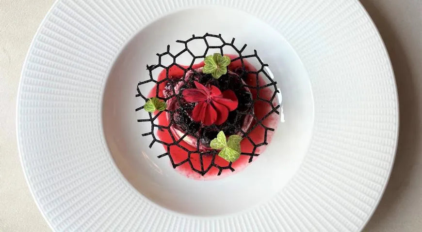 Hot Ricotta Pie with Berry Sauce - wilfosbrand.com