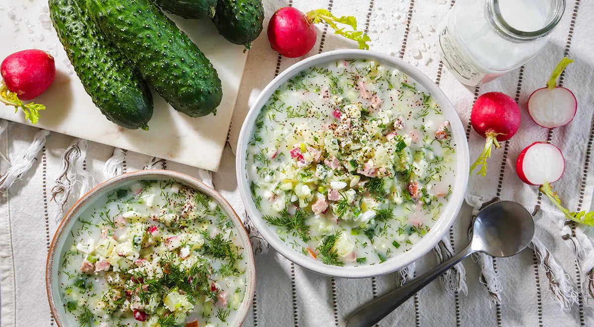 Okroshka with Tan: A Refreshing Russian Summer Soup - wilfosbrand.com