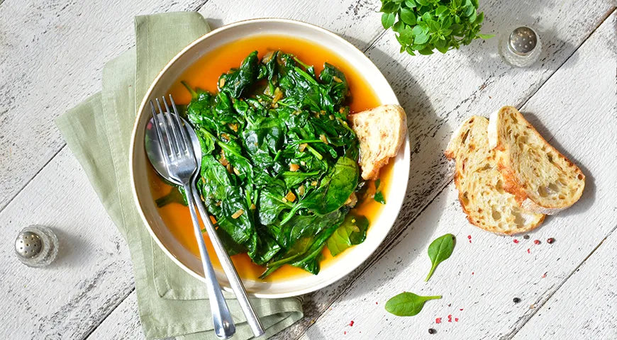 Wilted Spinach from Nadine and René Redzepi - wilfosbrand.com