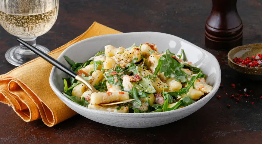 Gnocchi with Cream Sauce and Sausage - wilfosbrand.com