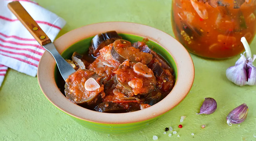 Winter Eggplant and Tomato Preserve: A Rustic Russian Relish - wilfosbrand.com