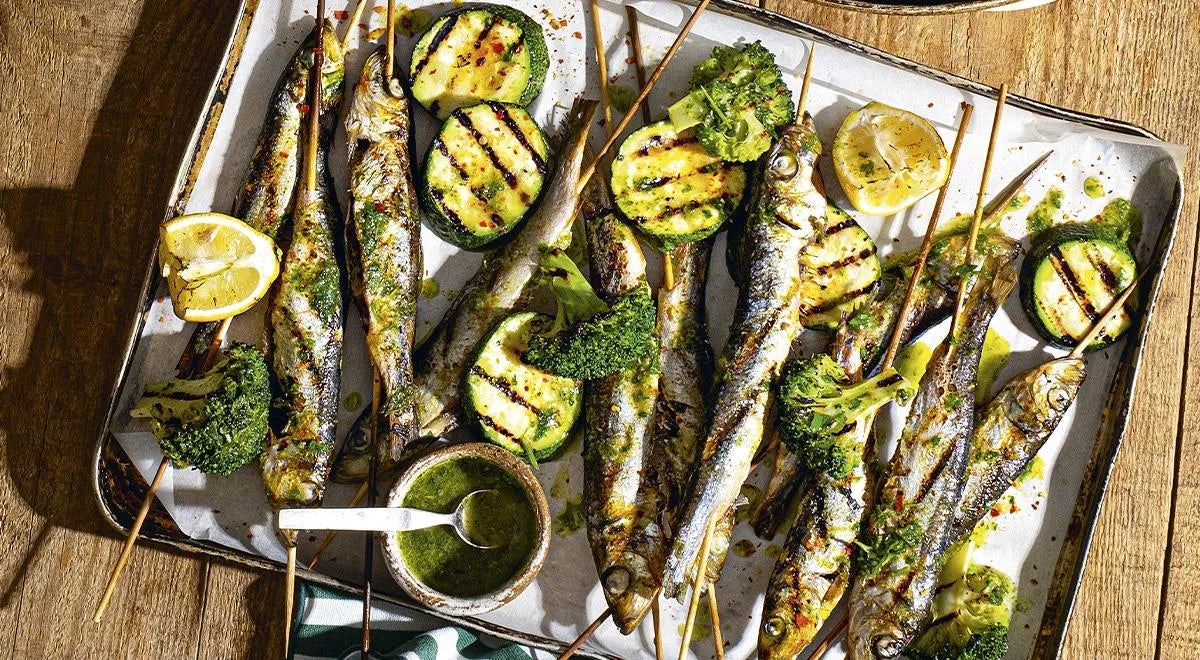 Grilled Smelt with Vegetables - wilfosbrand.com