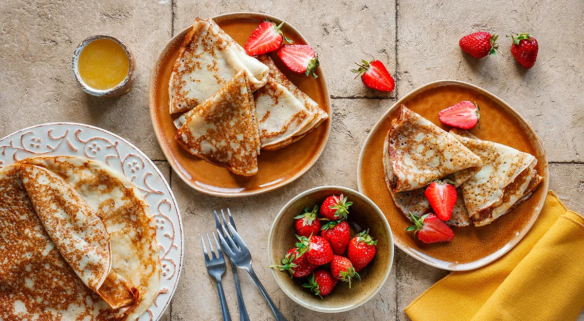 Kefir Pancakes with Honey Butter - wilfosbrand.com