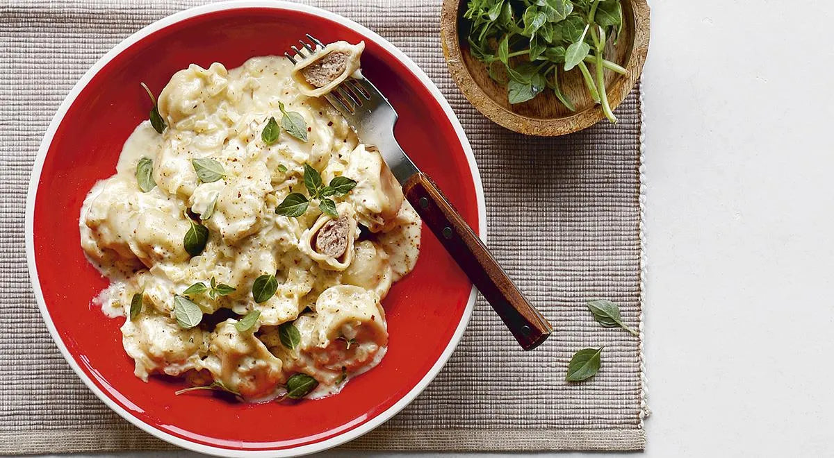 Pelmeni in Creamy Ginger Sauce - wilfosbrand.com
