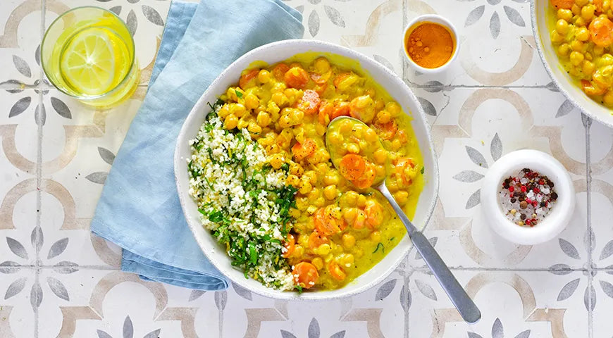 Chickpea and Young Carrot Curry with Coconut Sauce - wilfosbrand.com