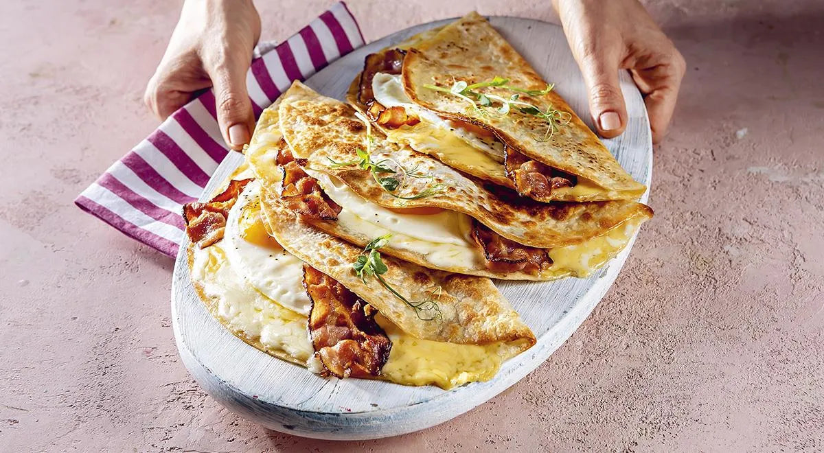 Crispy Bacon and Cheese Quesadilla - wilfosbrand.com