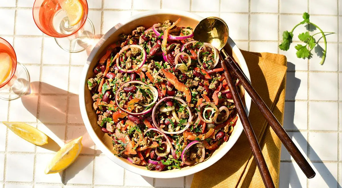 Beef and Walnut Salad with Spiced Vinaigrette - wilfosbrand.com