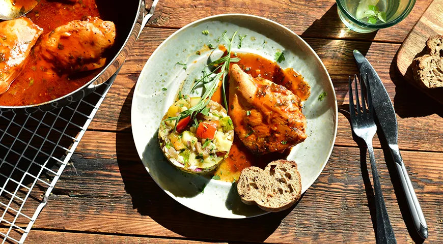 Chicken Breast Poached in Tomato Sauce - wilfosbrand.com
