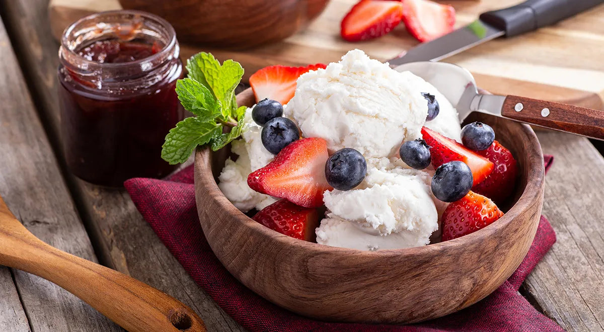 Cream and Condensed Milk Ice Cream (No-Churn Recipe) - wilfosbrand.com
