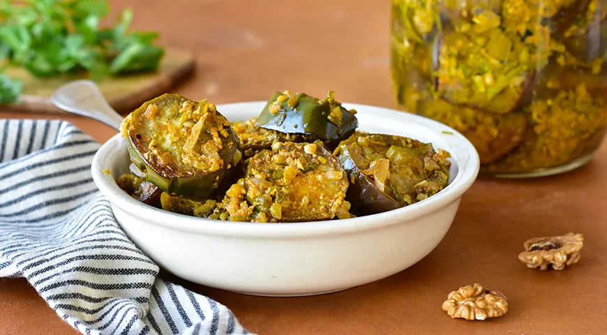 Winter Eggplants Without Sterilization (Baklazhany na Zimu) - wilfosbrand.com