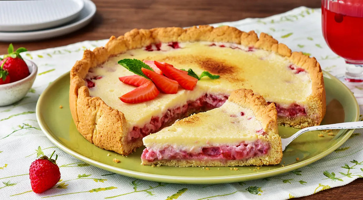 Strawberry Custard Pie - wilfosbrand.com