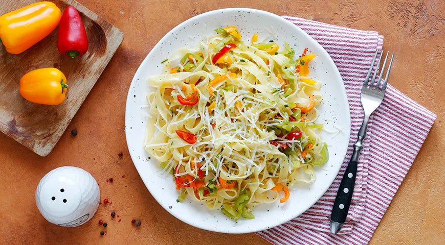 Pasta with Sweet Bell Peppers - wilfosbrand.com