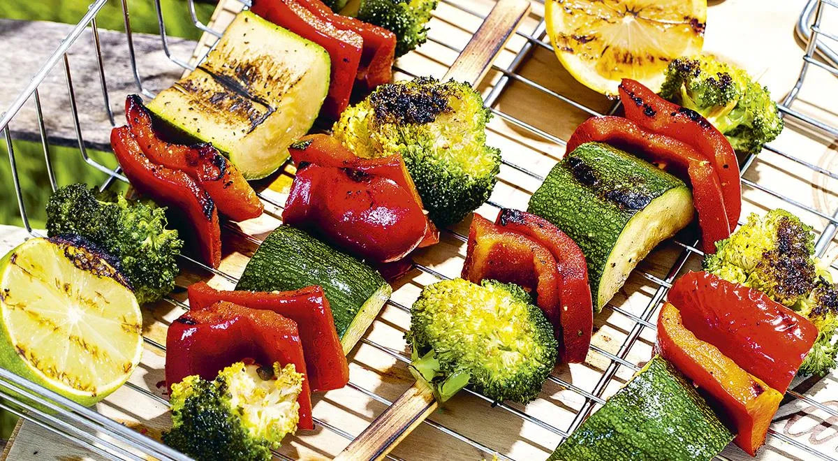 Vegetable Shashlik (Grilled Vegetable Skewers) - wilfosbrand.com