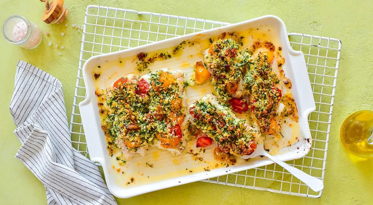 Baked Cod in Provencal Style with Tomatoes - wilfosbrand.com