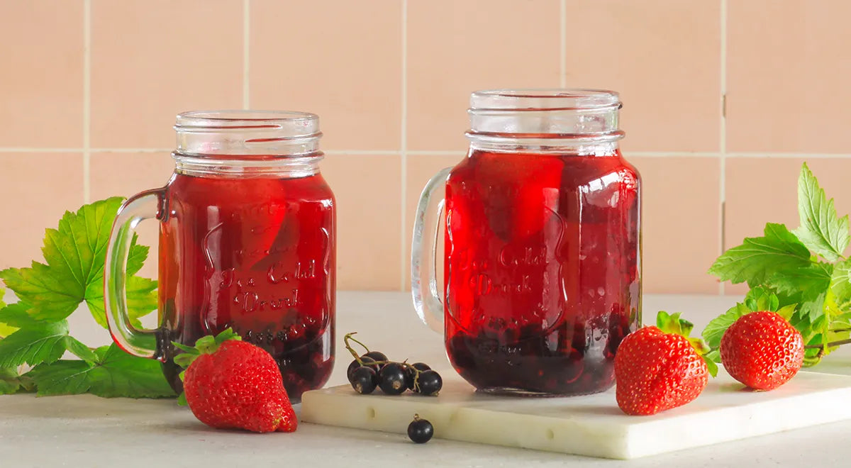 Wild Strawberry and Blackcurrant Summer Compote - wilfosbrand.com