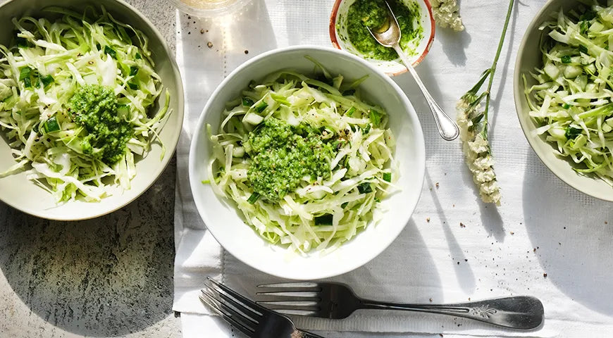 Green Goddess Salad (Salat Zelenaya Boginya) - wilfosbrand.com